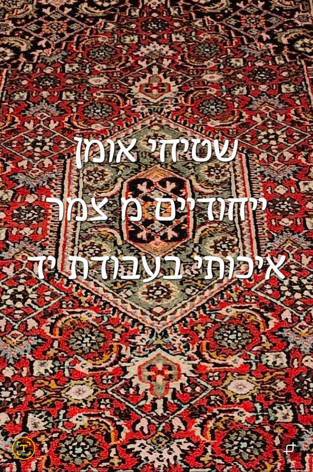 שטיחי אומן ייחודיים מצמר איכותי בעבודת יד