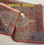 WR130 BIDJAR Red | ראנר עבודת יד צמר בסגנון פרסי 83x317 ס"מ
