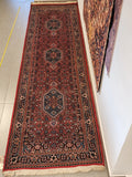 WR133 BIDJAR Red | ראנר עבודת יד צמר בסגנון פרסי 83x291 ס"מ