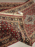 WR143 KASHAN Red | ראנר עבודת יד צמר בסגנון פרסי 82x344 ס"מ
