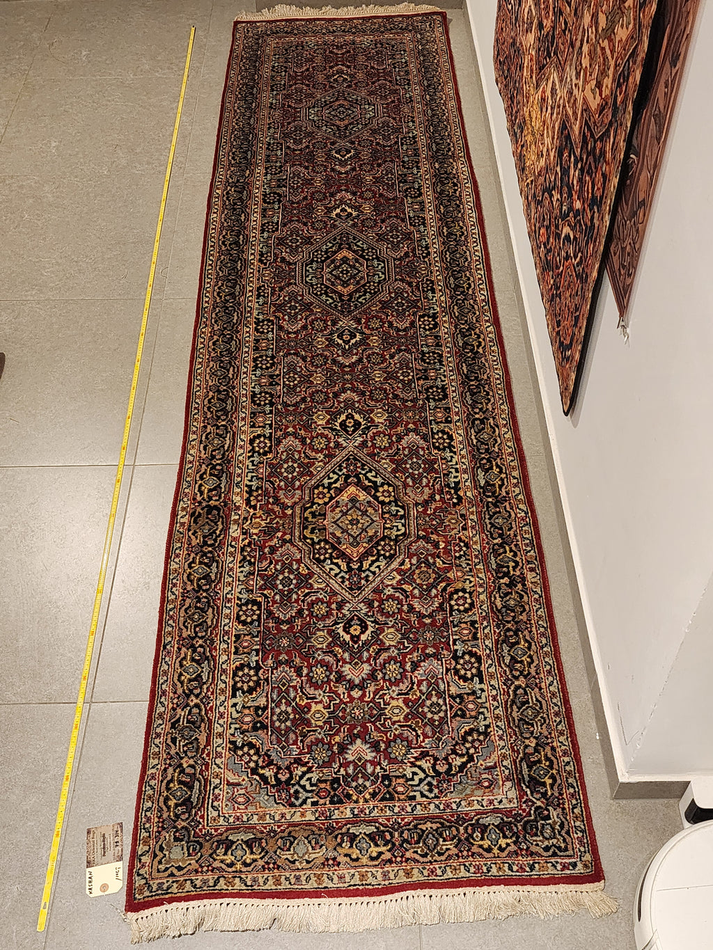 WR123 BIDJAR Red |   ראנר עבודת יד צמר בסגנון פרסי 79x314 ס"מ