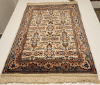WA313 BIDJAR MAHI Beige | שטיח תפילה צמר עבודת יד בסגנון בידג'אר פרסי  54x82 ס"מ