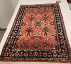 WA312 SAROUK Red | שטיח תפילה צמר עבודת יד בסגנון סארוק פרסי  61x94 ס"מ