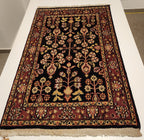WA310 BIDJAR MAHI Black | שטיח תפילה צמר עבודת יד בסגנון בידג'אר פרסי  60x90 ס"מ