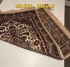 WA315 BIDJAR Cream | שטיח תפילה צמר עבודת יד בסגנון בידג'אר פרסי  60x90 ס"מ