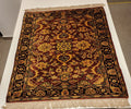 WA309 ISFAHAN Brown | שטיח תפילה צמר עבודת יד בסגנון איספהן פרסי  69x78 ס"מ