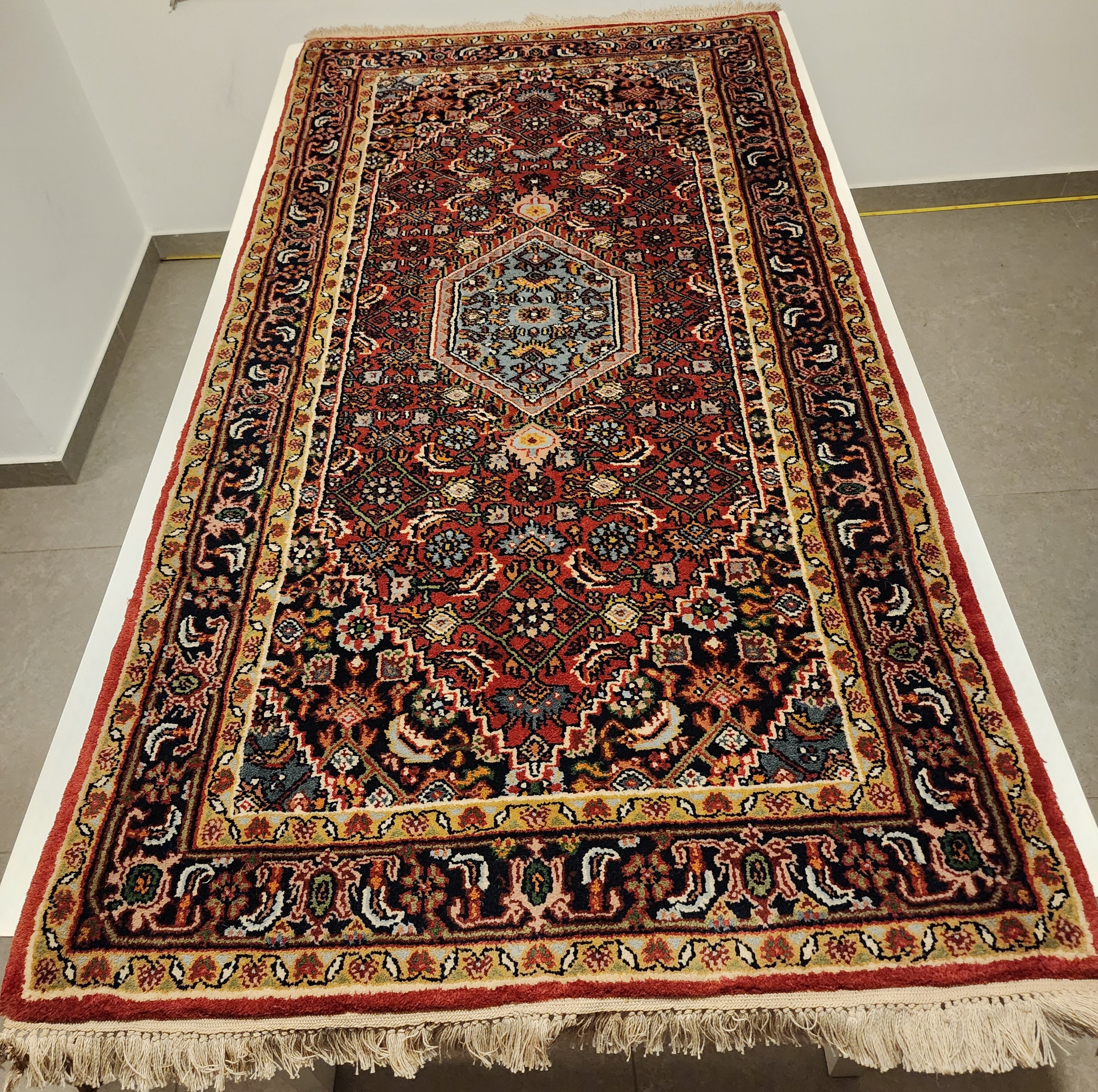 WB173 BIDJAR Red | שטיח צמר עבודת יד בסגנון בידג'אר פרסי  75x142 ס"מ