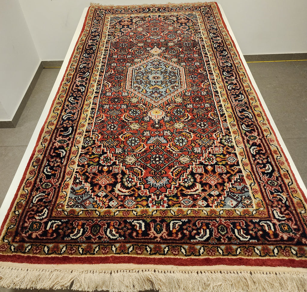 WB173 BIDJAR Red | שטיח צמר עבודת יד בסגנון בידג'אר פרסי  75x142 ס"מ