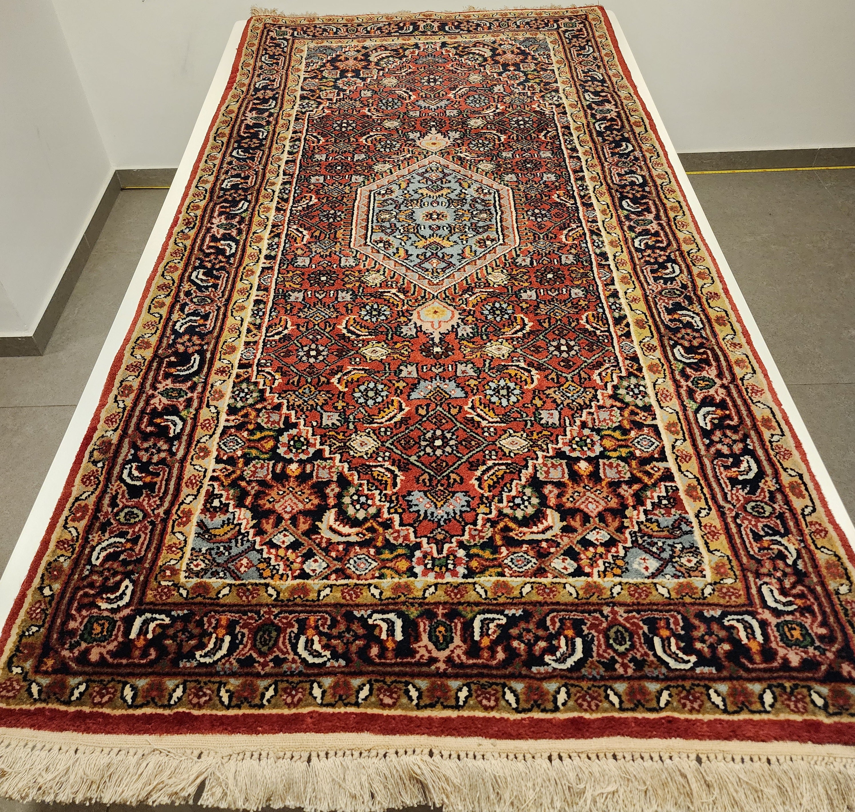 WB173 BIDJAR Red | שטיח צמר עבודת יד בסגנון בידג'אר פרסי  75x142 ס"מ