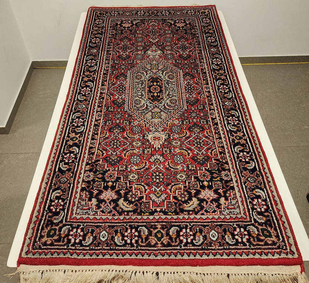 WB176 BIDJAR Red | שטיח צמר עבודת יד בסגנון בידג'אר פרסי  72x144 ס"מ