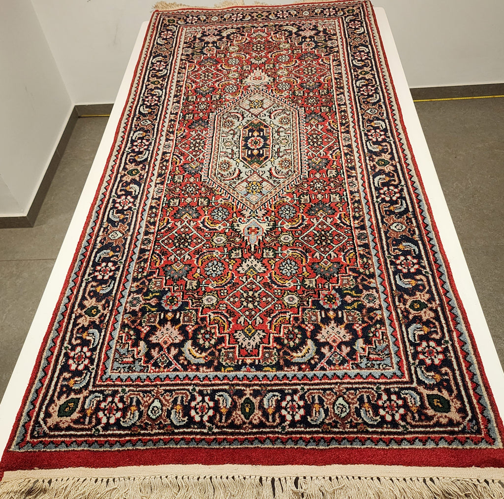 WB176 BIDJAR Red | שטיח צמר עבודת יד בסגנון בידג'אר פרסי  72x144 ס"מ