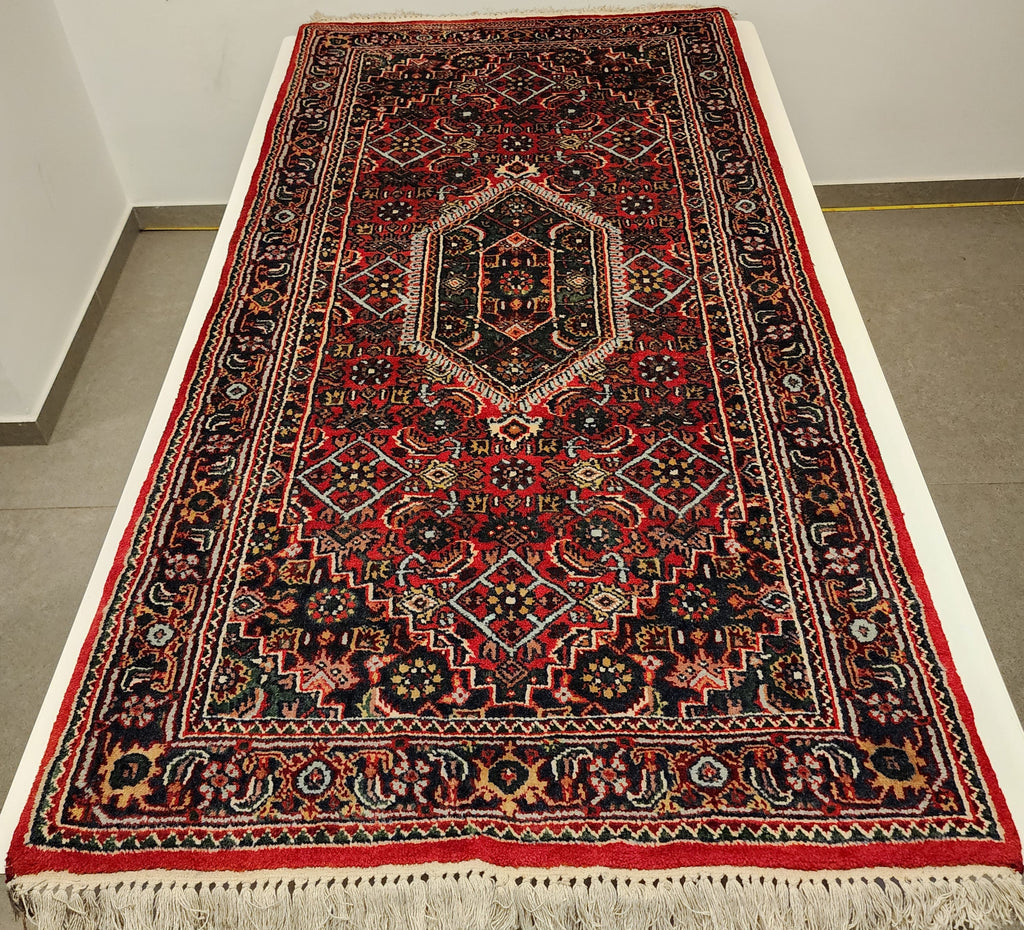 WB182 BIDJAR Red | שטיח צמר עבודת יד בסגנון בידג'אר פרסי  74x141 ס"מ