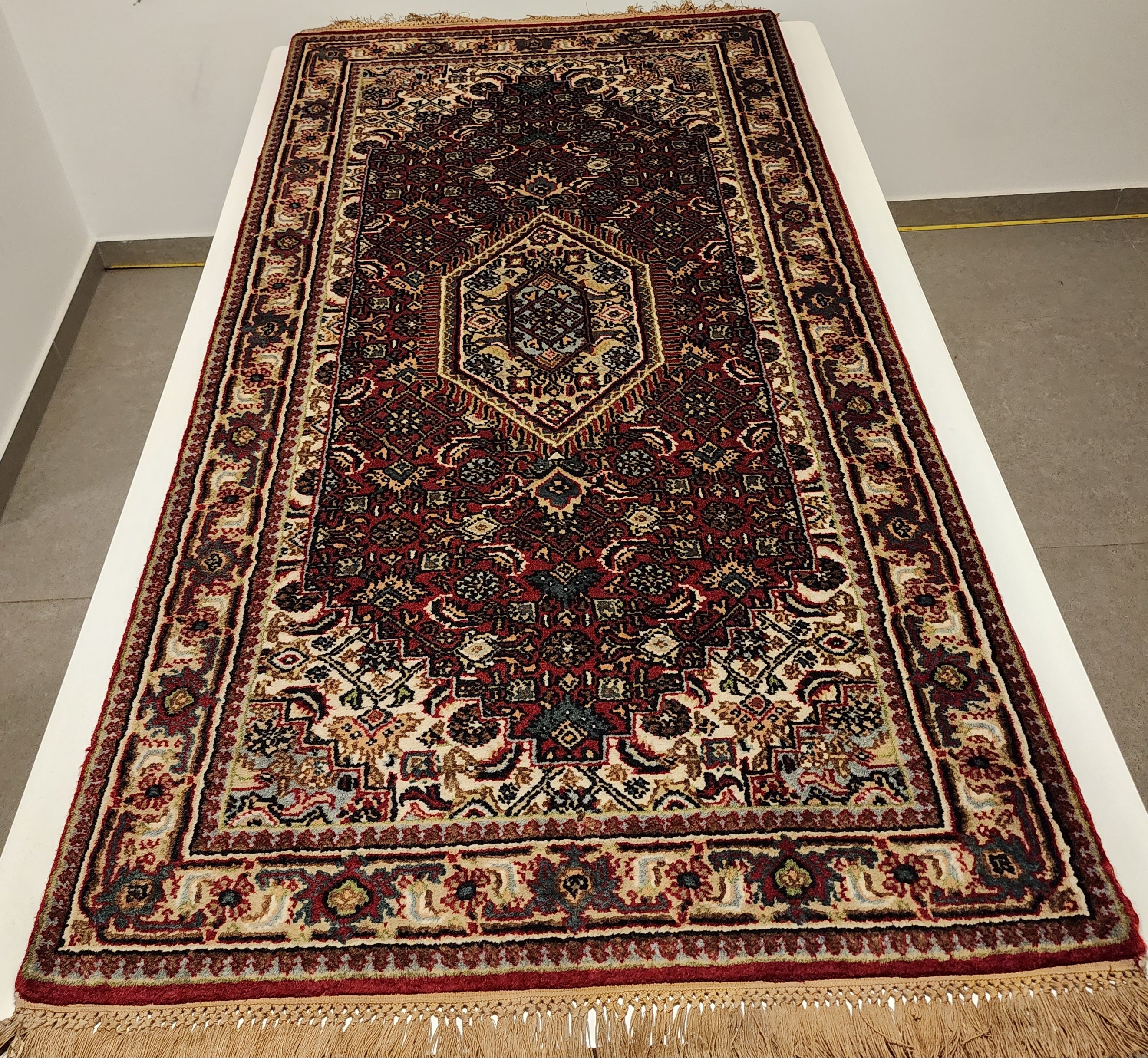 WB175 BIDJAR Red | שטיח צמר עבודת יד בסגנון בידג'אר פרסי  71x138 ס"מ