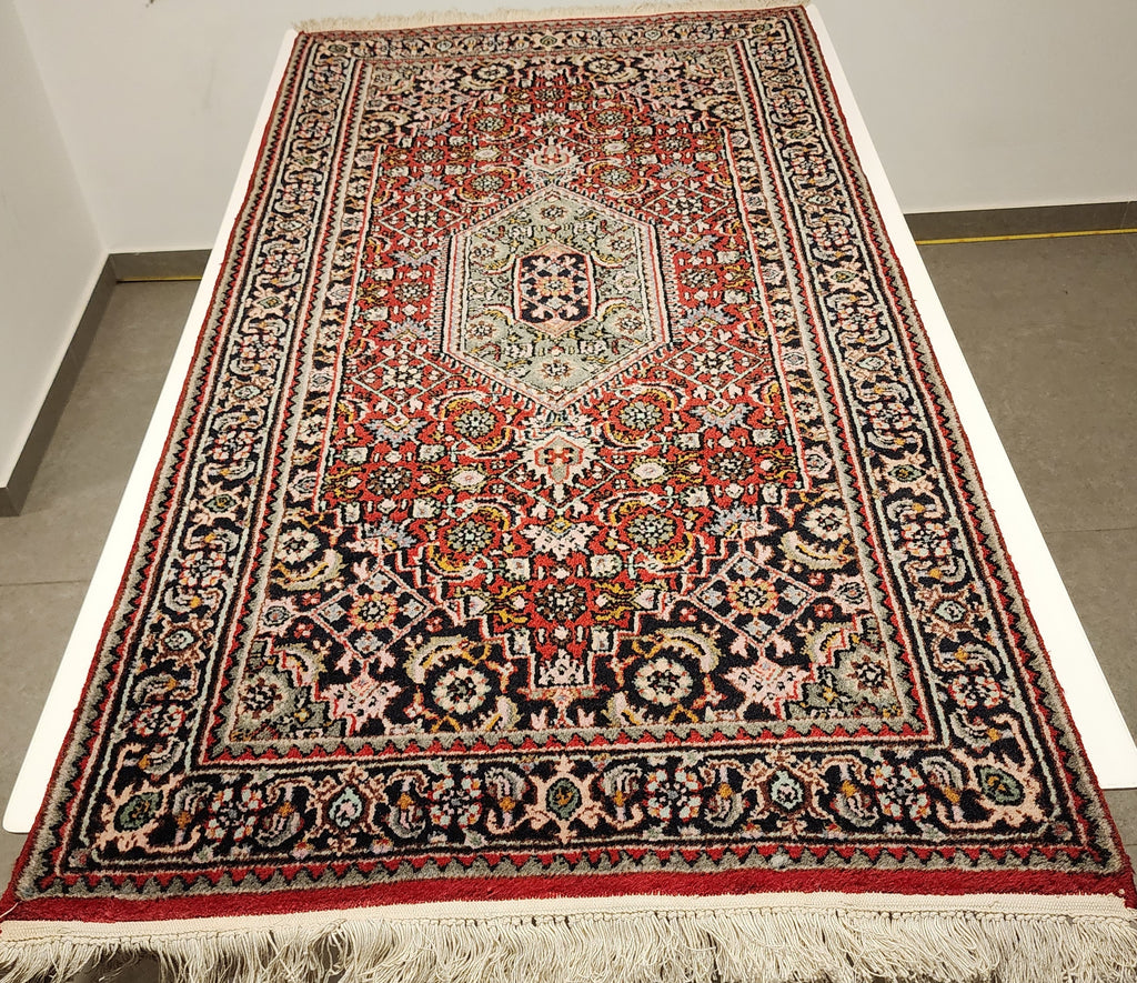 WB177 BIDJAR Red | שטיח צמר עבודת יד בסגנון בידג'אר פרסי  75x143 ס"מ