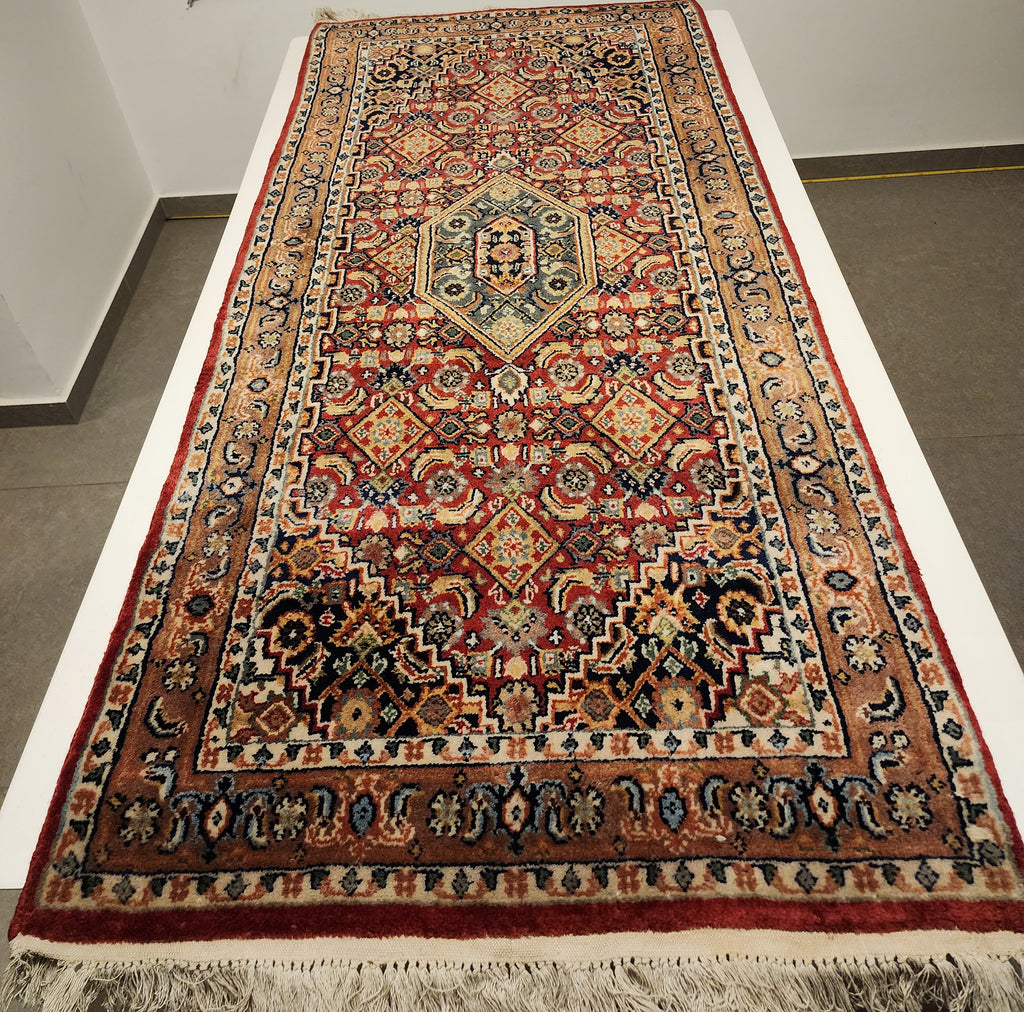 WB185 BIDJAR Red | שטיח צמר עבודת יד בסגנון בידג'אר פרסי  72x149 ס"מ