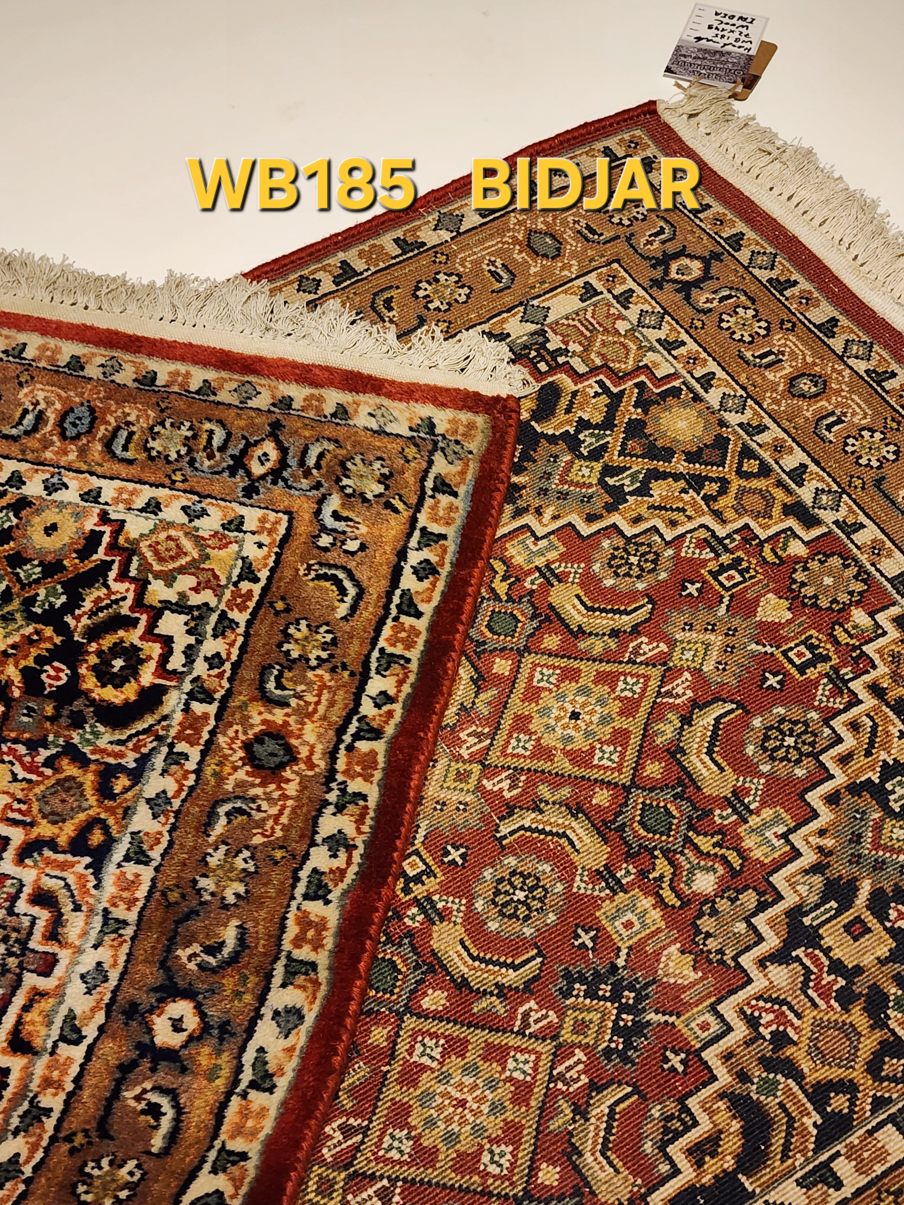WB185 BIDJAR Red | שטיח צמר עבודת יד בסגנון בידג'אר פרסי  72x149 ס"מ