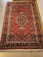 WC192 BIDJAR Red | שטיח צמר עבודת יד בסגנון בידג'אר פרסי  93x170 ס"מ