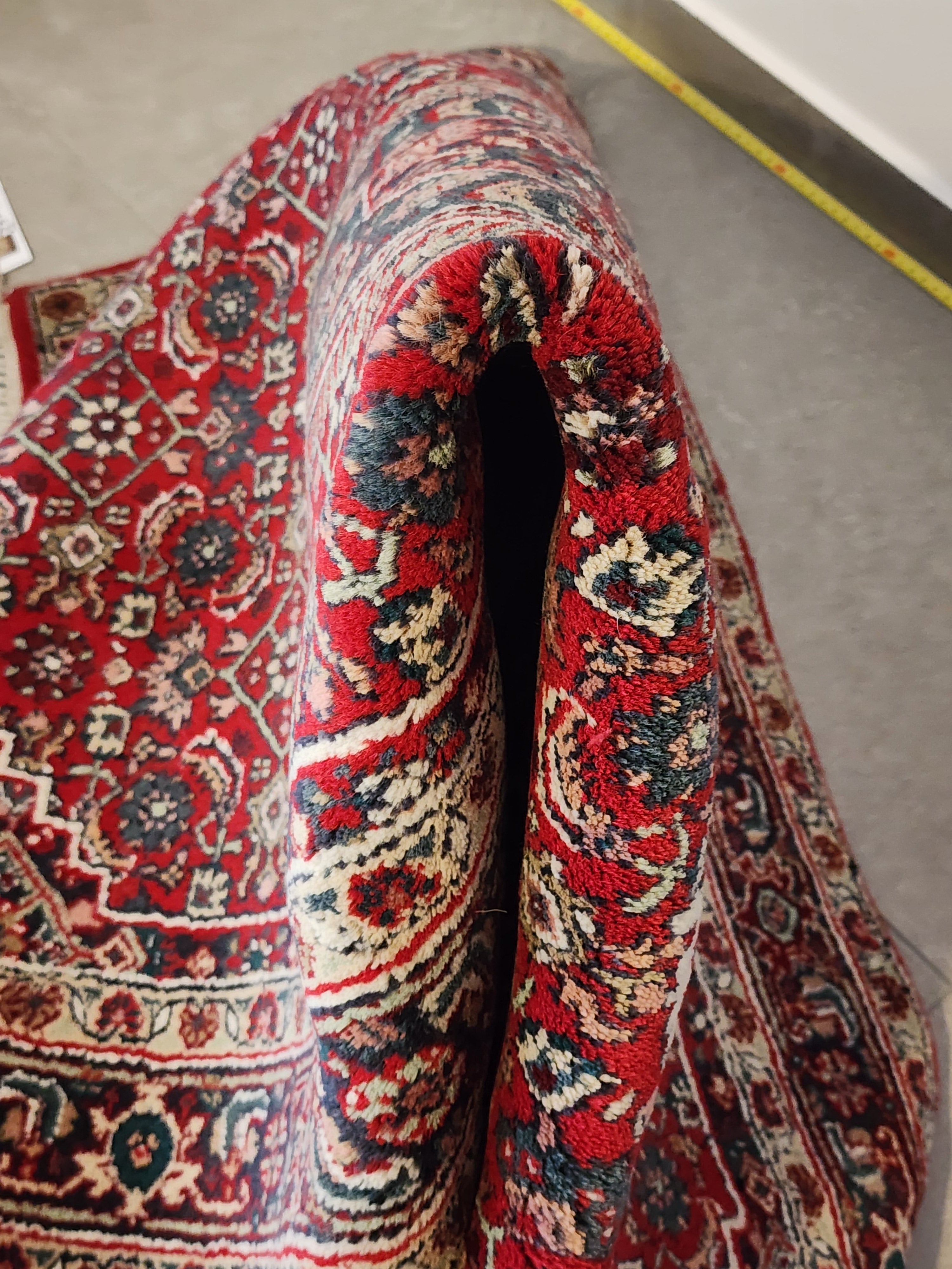 WC192 BIDJAR Red | שטיח צמר עבודת יד בסגנון בידג'אר פרסי  93x170 ס"מ