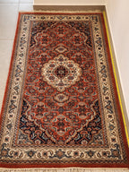 WC300 BIDJAR Orange | שטיח צמר עבודת יד בסגנון בידג'אר פרסי  91x165 ס"מ