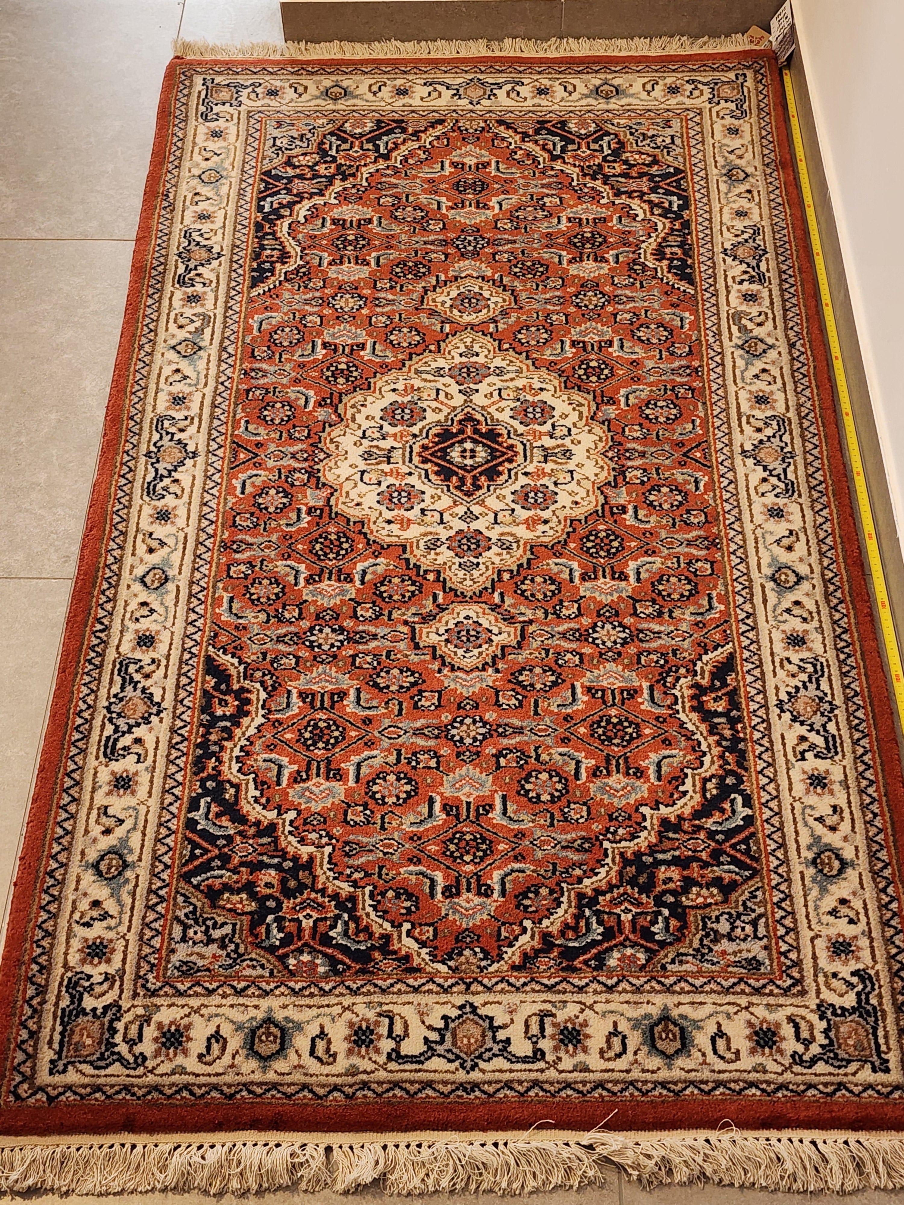 WC300 BIDJAR Orange | שטיח צמר עבודת יד בסגנון בידג'אר פרסי  91x165 ס"מ