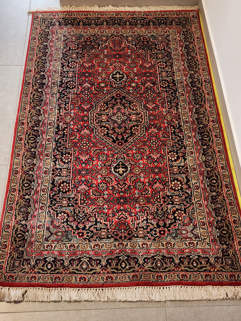 WC301 BIDJAR Red | שטיח צמר עבודת יד בסגנון בידג'אר פרסי  91x153 ס"מ