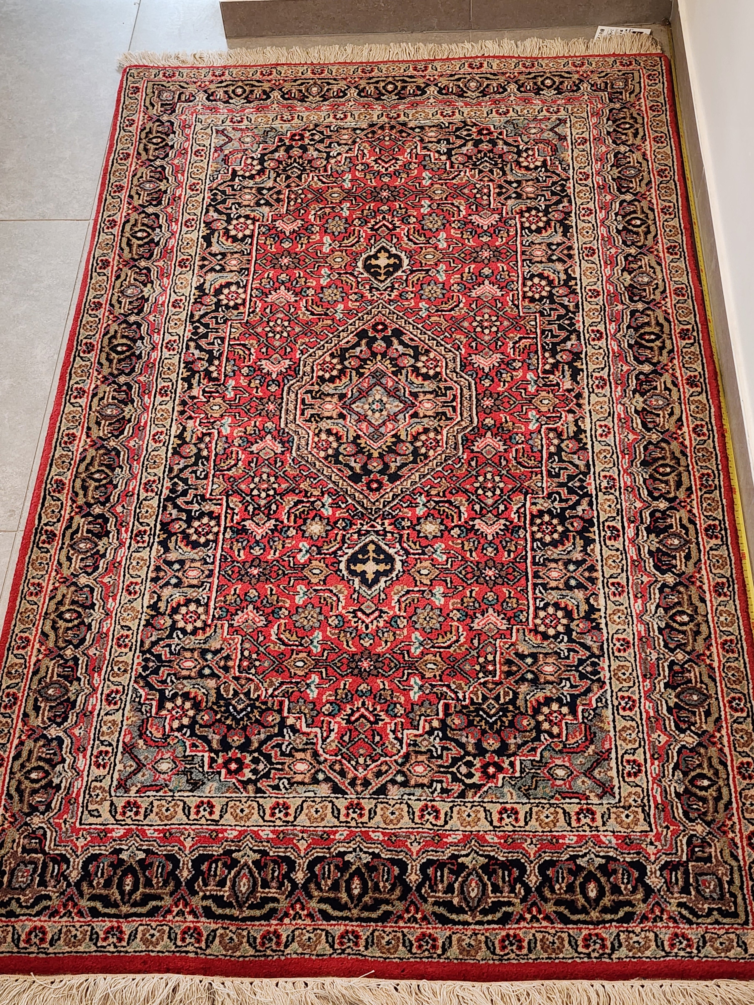 WC301 BIDJAR Red | שטיח צמר עבודת יד בסגנון בידג'אר פרסי  91x153 ס"מ
