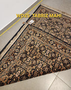 WD25 TABRIZ MAHI Blue | שטיח צמר עבודת יד בסגנון טבריז מאהי פרסי  115x156 ס"מ