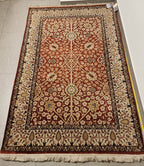 WD41 TABRIZ Red | שטיח צמר עבודת יד בסגנון טבריז פרסי  122x178 ס"מ