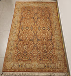 WD39 TABRIZ Orange | שטיח צמר עבודת יד בסגנון טבריז פרסי  119x178 ס"מ
