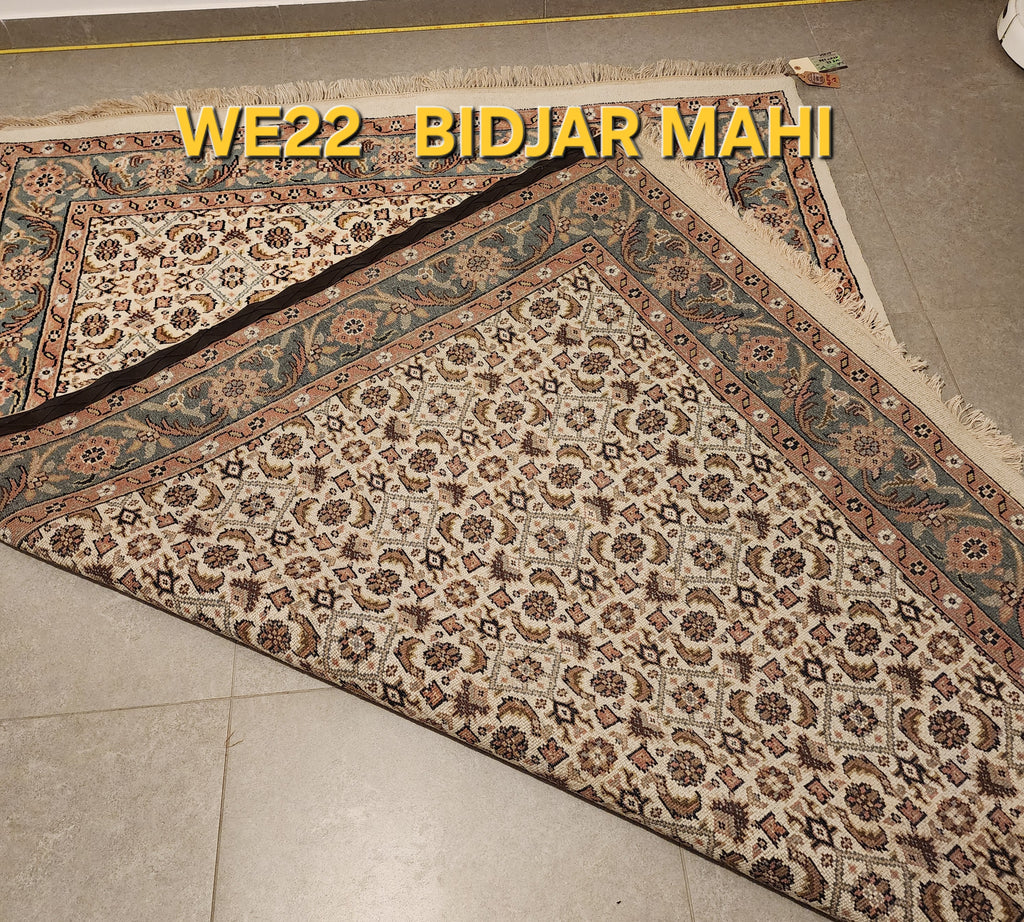 WE22 BIDJAR MAHI Cream | Hand-knotted Persian Bidjar style wool rug 170x236 cm