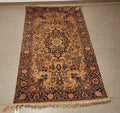 SLK325 KASHMIR ISFAHAN Orange | שטיח קשמיר משי עבודת יד איספהן 92x148 ס"מ