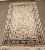 SLC332 SILK PERSIAN GARDEN | שטיח משי עבודת יד הגן הפרסי  100% 93x152 ס"מ