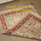 SLC333 SILK BAKHTIARI GARDEN | שטיח משי עבודת יד בחטיאר 100% 96x152 ס"מ