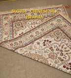 SLC334 SILK ISFAHAN | שטיח משי עבודת יד איספהן  100% 94x150 ס"מ