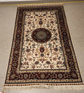 SLC337 SILK ISFAHAN | שטיח משי עבודת יד איספהן  100% 91x152 ס"מ