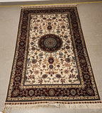 SLC337 SILK ISFAHAN | שטיח משי עבודת יד איספהן  100% 91x152 ס"מ