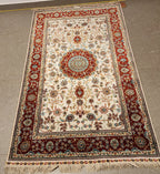 SLC337 SILK ISFAHAN | שטיח משי עבודת יד איספהן  100% 91x152 ס"מ