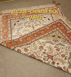 SLC336 SILK TABRIZ | שטיח משי עבודת יד טבריז 100% 91x152 ס"מ