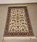 SLC327 SILK ISFAHAN | שטיח משי עבודת יד איספהן 100% 76x122 ס"מ