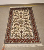 SLC327 SILK ISFAHAN | שטיח משי עבודת יד איספהן 100% 76x122 ס"מ