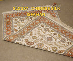 SLC327 SILK ISFAHAN | שטיח משי עבודת יד איספהן 100% 76x122 ס"מ