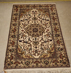 SLC328 SILK TABRIZ | שטיח משי עבודת יד טבריז 100% 76x125 ס"מ