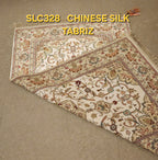 SLC328 SILK TABRIZ | שטיח משי עבודת יד טבריז 100% 76x125 ס"מ