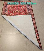PSX408 Kashan Persian Style Red | שטיח קיר אומנותי מודפס בסגנון קשאן פרסי 3D פרסי 100X163 ס"מ