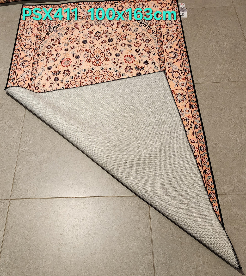 PSX411 Nain Persian Style Cream | Artistic Printed Wall Hanging in Nain Persian 3D Style 100x163 cm