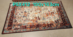 PSX412 Qum Persian Style Cream | שטיח קיר אומנותי מודפס בסגנון קום פרסי 3D פרסי 100X163 ס"מ