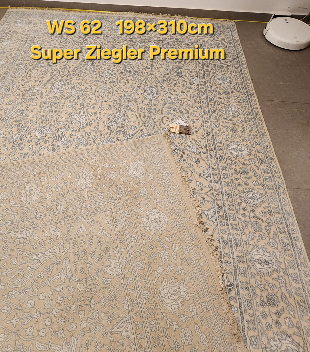 שטיח סופר זיגלר פרמיום עבודת יד WS62 Super Ziegler Premium .           גודל 198×310
