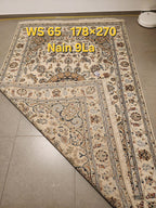 שטיח נעין נהולה 9 לה עבודת יד WS65 Nain 9 La Premium.   גודל 178×270