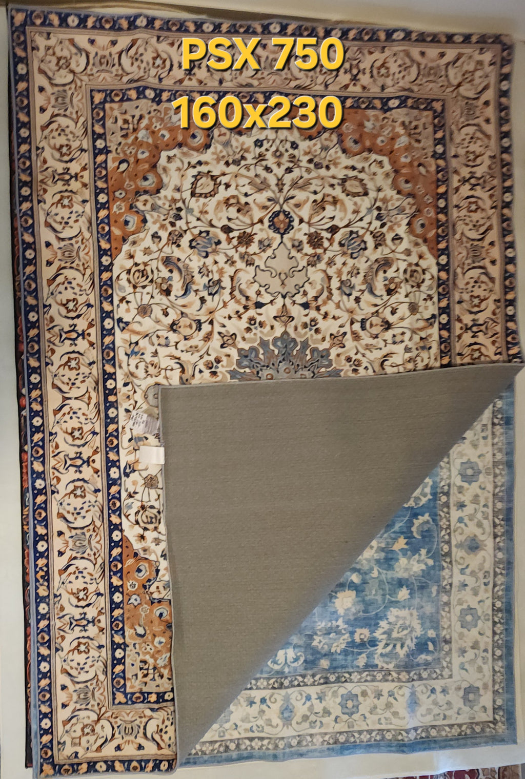 שטיח 100% פוליאסטר פרמיום בסגנון פרסי אוריינטלי  PSX 750 160X230