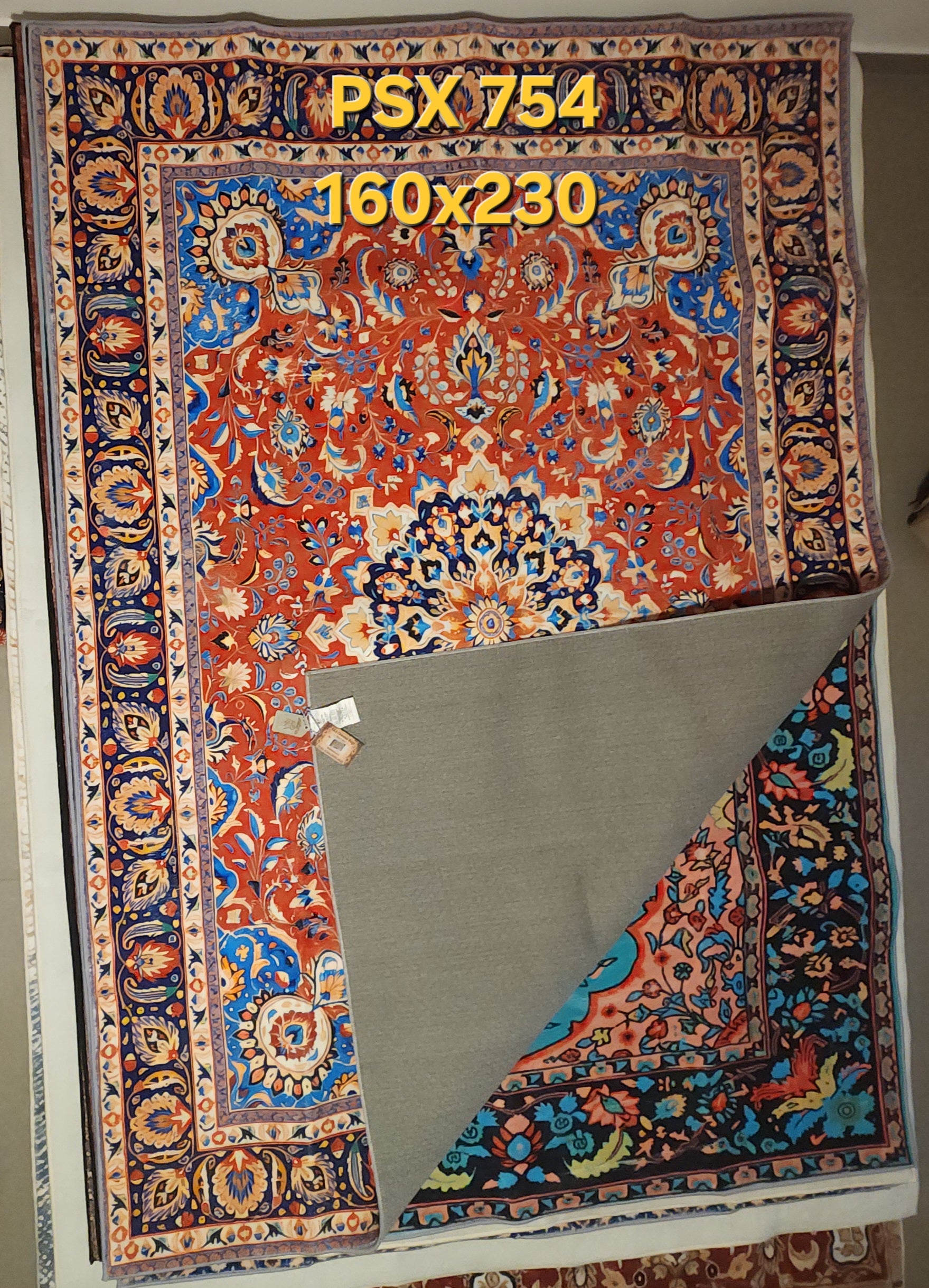 שטיח 100% פוליאסטר פרמיום בסגנון פרסי אוריינטלי  PSX 754 160X230
